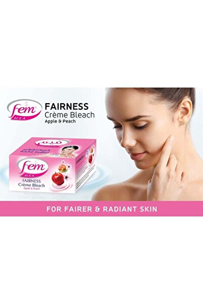 Fem Fairness Apple And Peach Cream Bleach 100g