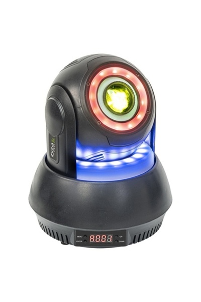 Ibiza Light Cap mobil GOBO 30W RGB + Inel iluminat