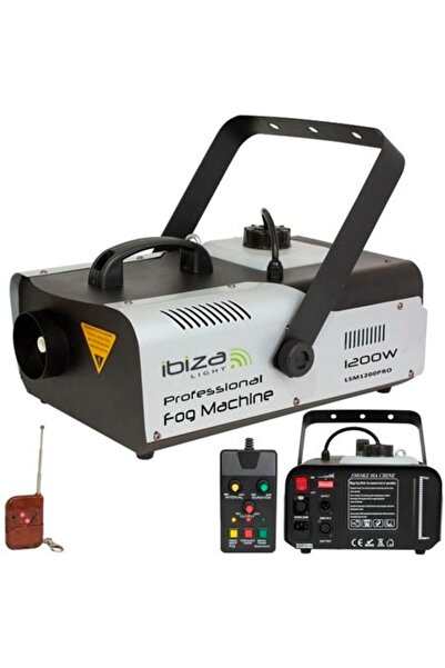 Ibiza Light PROFESSIONAL SMOKE MACHINE 1200W WITH REMOTE CONTROL