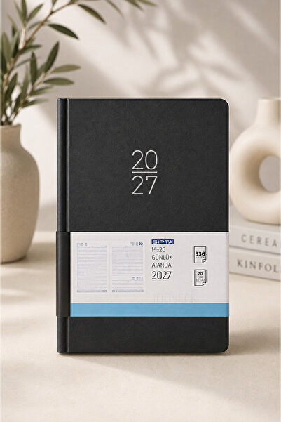 Gıpta 2027 Agenda 14X20 Daily Agenda 336 Pages Lined 100-Eck