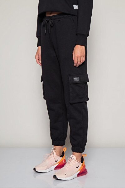Oksit Mach Rosa Three Thread Non-Threaded Women's Cargo Pocket Sweatpants