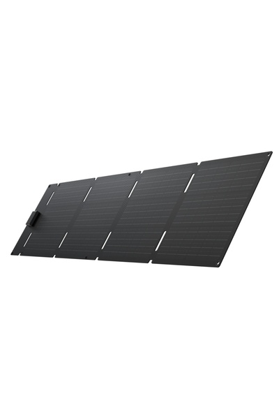 EcoFlow 60W solar panel, portable, USB-C, Black