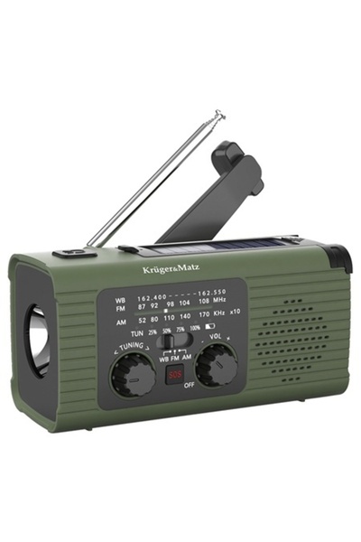 Kruger&Matz RADIO MULTIFUNCȚIONAL SOLAR 5000MAH KRUGER&MA