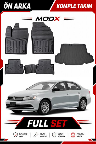 MODxAUTO Volkswagen Jetta Trendline Cepli 2017 Model 3D Bagaj Havuzu + 5D Hav...