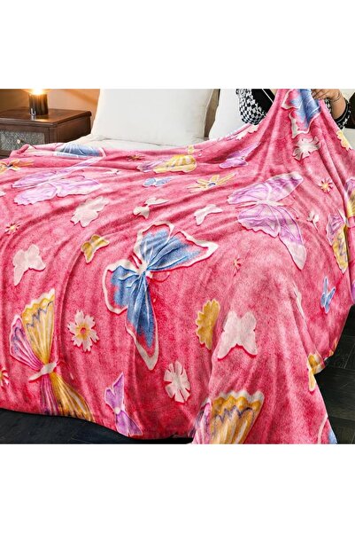 GENERAL Glow in the Dark Blanket for Couch Super Soft Fleece Velvet Blanket f...