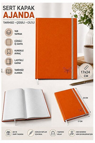 Artlantis Quality Undated Agenda Notepad 17X24Cm 1 Piece Lizz Ofs Rubberized ...