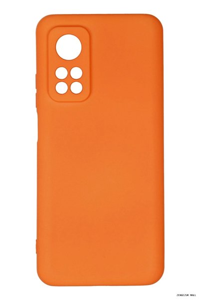 New Face Zngzrmll Mi 10t Case Nano Inside Velvet Silicone (175546) - Orange