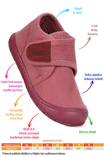 Kiko Kids Vesla Kız Çocuk Ev Okul Kreş Panduf