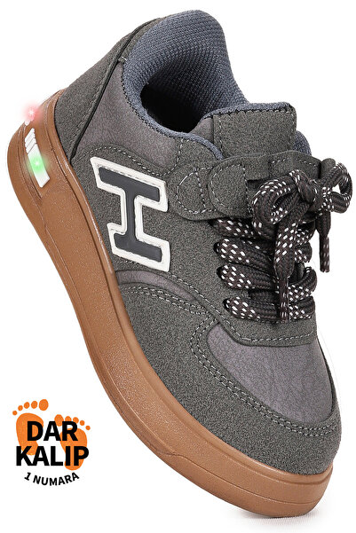 Kiko Kids Lacer Cırtlı Bağcıklı Işıklı Erkek Çocuk Spor Ayakkabı