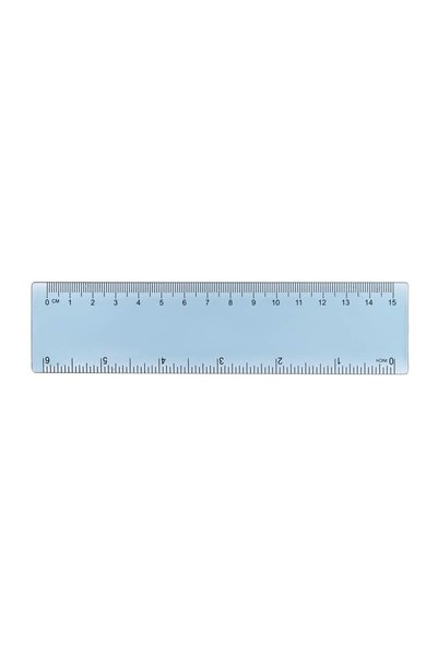Little President Set instrumente geometrie pentru școală, 15cm – riglă