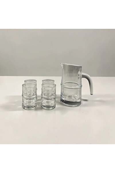İlkbenaldim Hajj Umrah Catering Service Set Glass Jug and 4 Cups