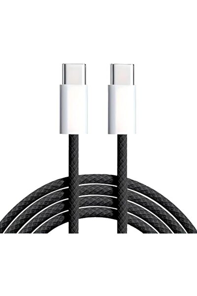 GENERAL كيبل USB C مضفر 60 واط من فيرست ويف بطول 1 متر، 60 واط لنقل البيانات ...