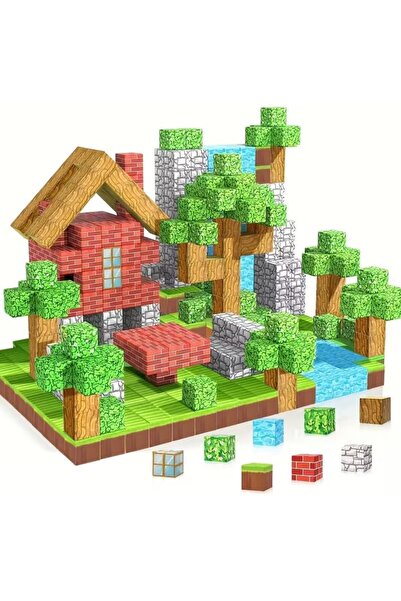 playnix Magnetic Building Blocks for Kids 100 Pieces Game-Based Learning with...