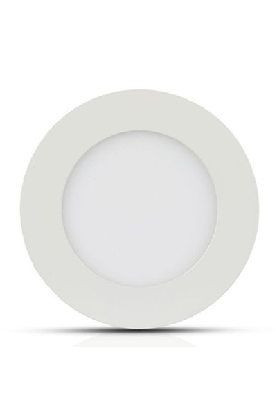 V-TAC PANOU LED ROTUND INCORPORABIL 18W 3000K ALB CALD