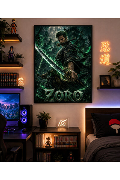 Miutic Print Studio Tablou Anime One Piece – Roronoa Zoro, Spadasin Legendar,...