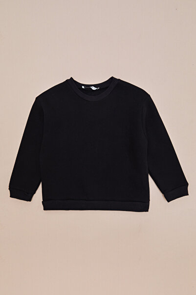 Fulla Moda 3 Thread Basic Unisex Kids Sweatshirt