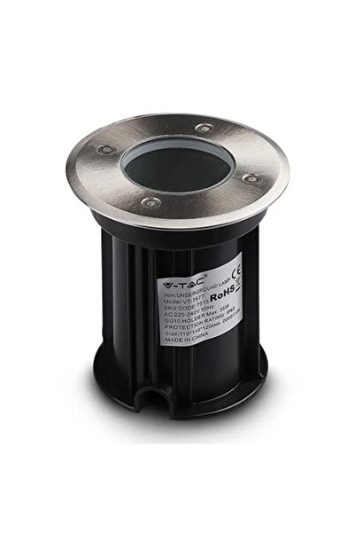 V-TAC GU10 IP65 FLOOR MOUNTED LIGHTING FIXTURE - BLACK