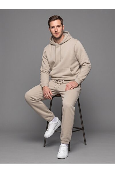 UĞURLU CLOTHING Erkek 3 İplik Rahat Kalıp Eşofman Takımı