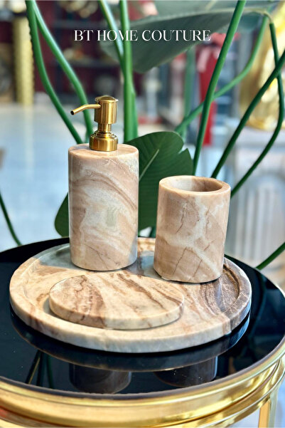 Banyo Patterned Marble Set