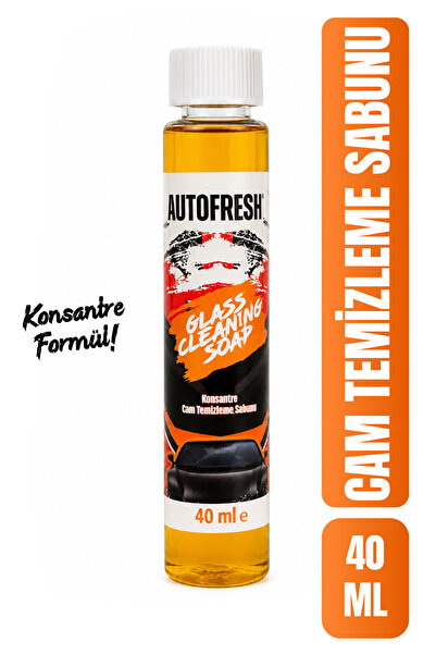 AutoFresh Cam Sabunu 40 ml Parfümlü Konsantre Oto Cam Temizleyici