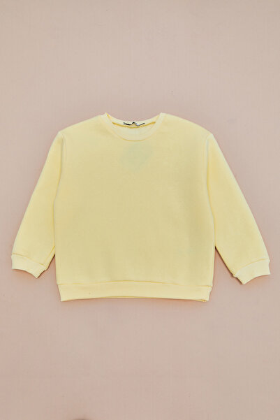 Fulla Moda 3 Thread Basic Unisex Kids Sweatshirt