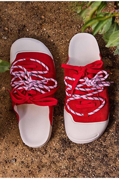 it's basic Women's Red Original Suede Leather Imported Special Design T55 San...