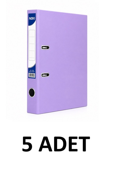 Noki 5 Narrow Plastic Folders A4 Folders