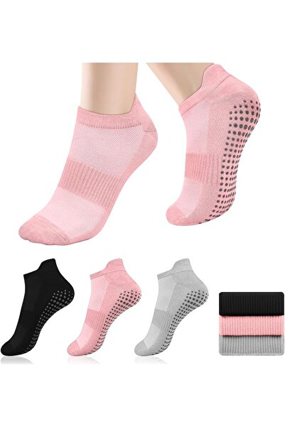 GENERAL Yoga Socks with Non-Slip Grip Design on the Bottom for Yoga, Pilates,...