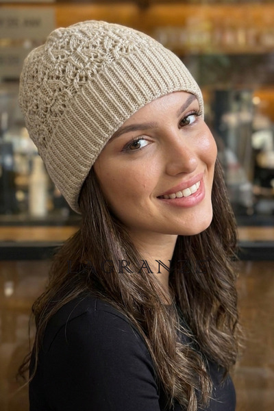 LAGRANZE Embossed Patterned Women's Beret