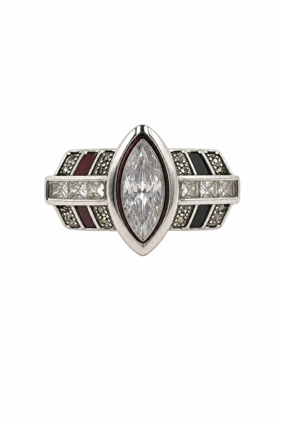 Jack Ferrero Custom design marquise cut zircon stone women's stainless steel ...