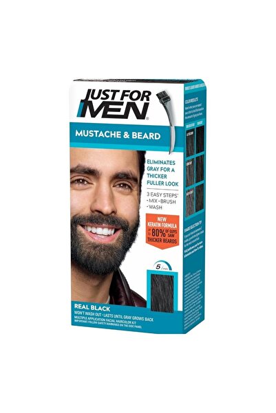 Just For Men Moustache & Beard M-55 Real Black