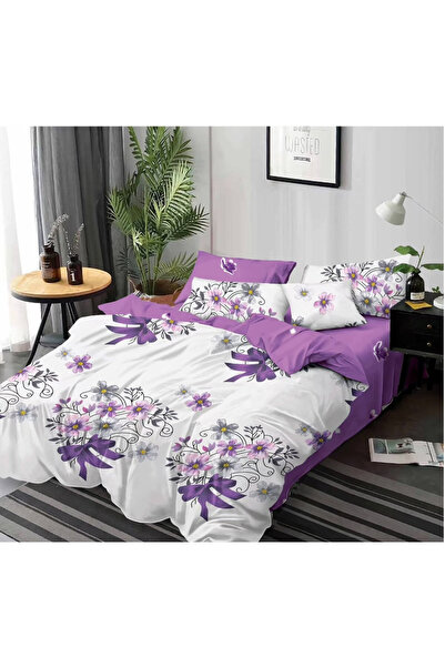 Pucioasa Set Lenjerie Pat Matrimonial, Finet Pucioasa, 4 Piese, Cearceaf Pat ...