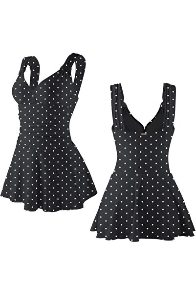 GENERAL Fashionable One-Piece Swimsuit for Women V-Neck Design Slimming Hot S...
