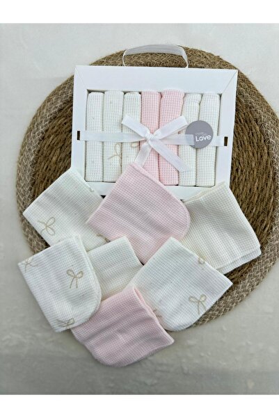 Caramell Patterned Baby Mouth Wipes, Pack of 7