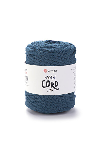 Yarnart Νήματα Πλεξίματος Macrame cord 5mm 789 Σκούρο Πετρόλ
