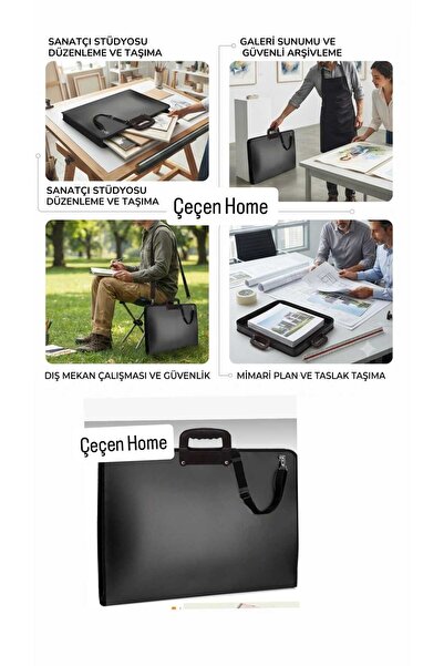 ÇEÇEN HOME Workshop and School Series Multi-Purpose Portfolio Case - Architec...