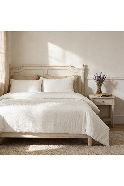 GENERAL Simple & Oupolins 100% Cotton Dyed Jacquard Duvet Cover Set 200X200Cm...