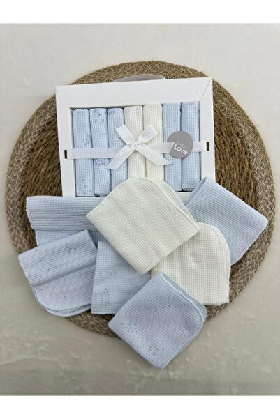 Caramell Patterned Baby Mouth Wipes, Pack of 7