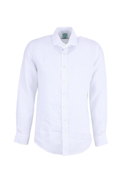 BROOKS BROTHERS Haki Erkek İtalyan Slim Fit Gömlek BBSS26MSH024