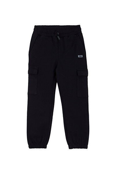 JEEP Siyah Erkek Çocuk Relaxed Kargo Pantolon J6WB-PNT7739