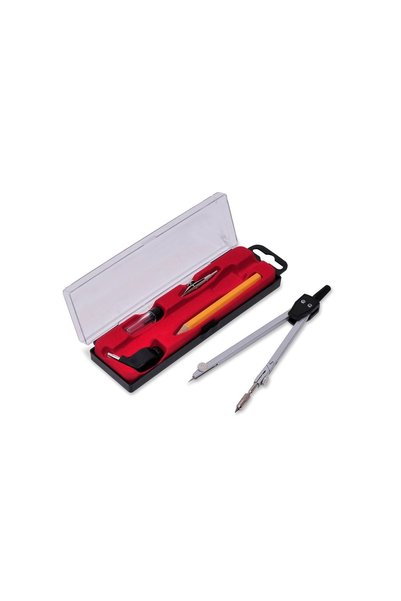 OEM Set instrumente geometrie pentru școală, 5 bucăți/piese – compas, geometrie
