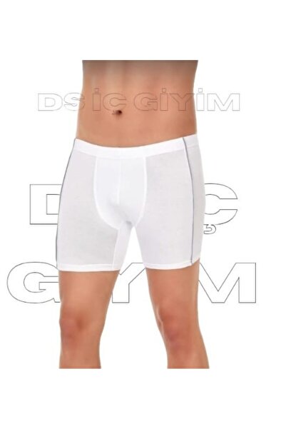 Yıldız Çamaşır 105 Men's Modal Boxer Shorts White Single