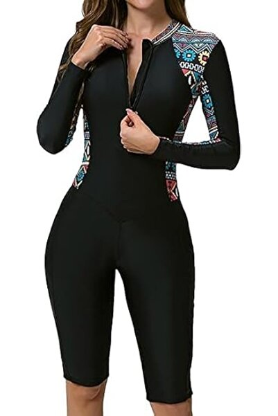 GENERAL Fashionable One-Piece Swimsuit for Women V-Neck Design Slimming Hot S...