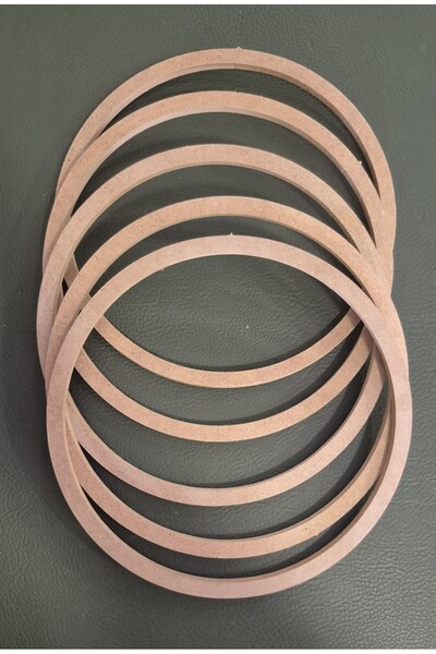 DUKDUK STORE DUKDUK Kasnak Ham MDF Vidasız 5 Adet Set