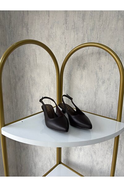 ASAL ayakkabıcılık Simple 3 cm Skin Leather High Heels
