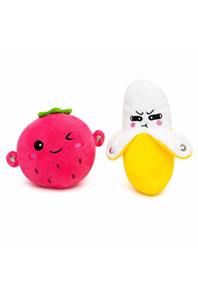 DmarQa Cute Fruit Plush Toy Collection for Kids – Soft Stuffed Toys 2PC SET w...