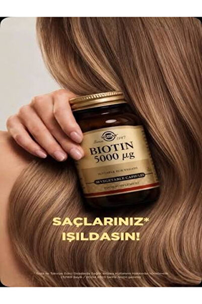 Solgar Bıotın 5000 mcg 50 Vegan Kapsül