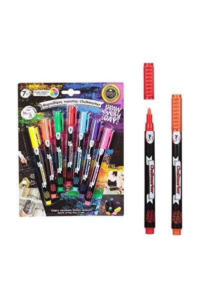 OEM Set markere / carioci pentru scriere creativă, 7 bucăți/piese, 1mm – cret...