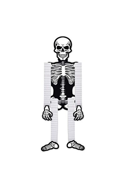 Jumbo Schelet decorativ de hârtie de Halloween 24 x 75 cm