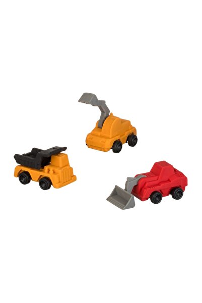 OEM Set radiere 3D pentru copii, 3 bucăți, 5x2x2.5cm – fără ftalați, vehicule...